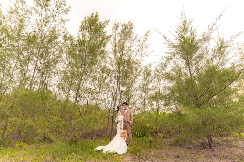 グリーン撮影で雰囲気を変えて