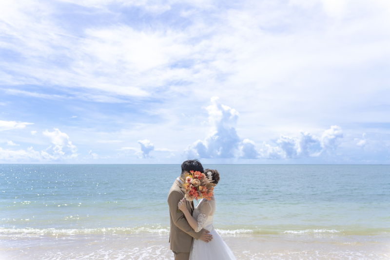 ブーケを活かした可愛らしいお写真も