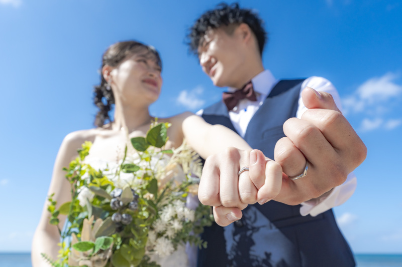 宝物の指輪も素敵に残しましょう