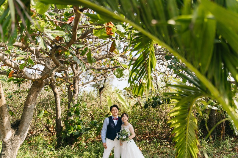 海だけでなくグリーンフォトも叶う