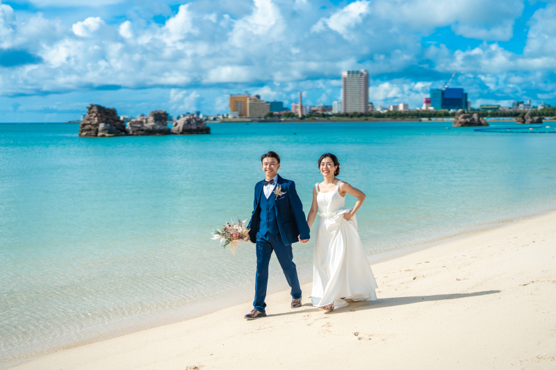 ビーチをお散歩