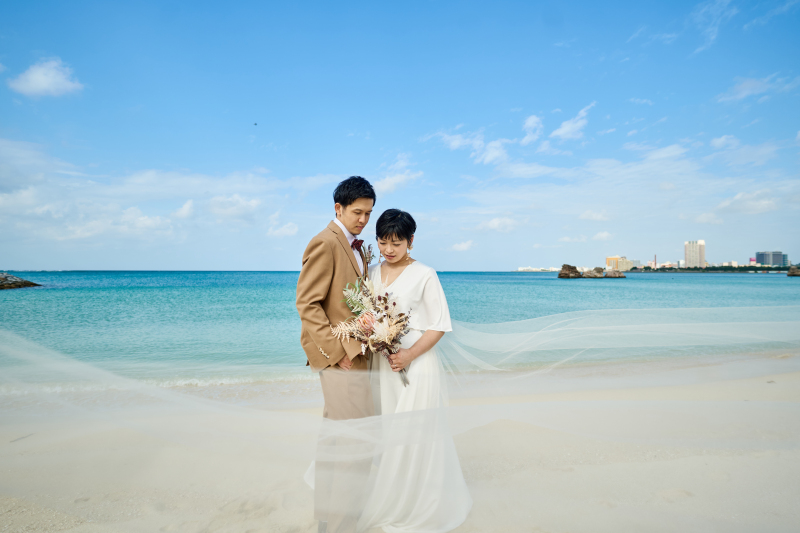 ウエディングベールを使ってロマンチックに