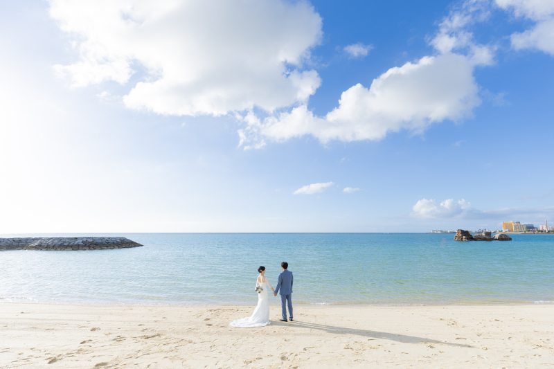 青い空　青い海　白い砂浜