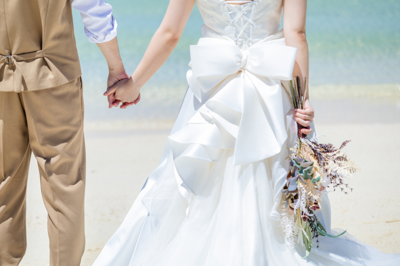 後ろ姿にもこだわって