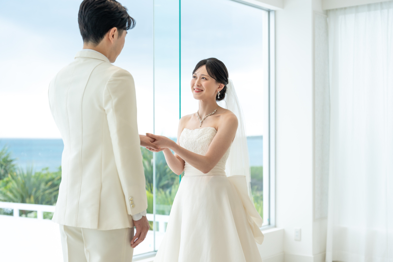 式の運びに沿って撮影を