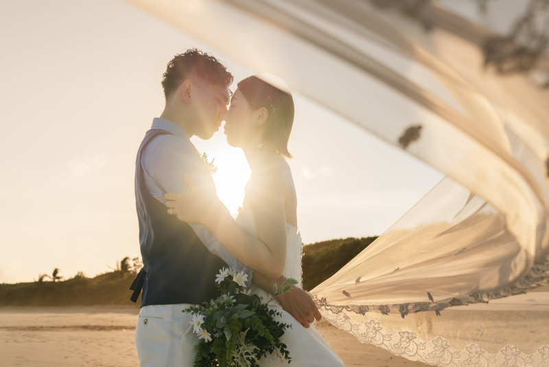 サンセットも一瞬の美しさを