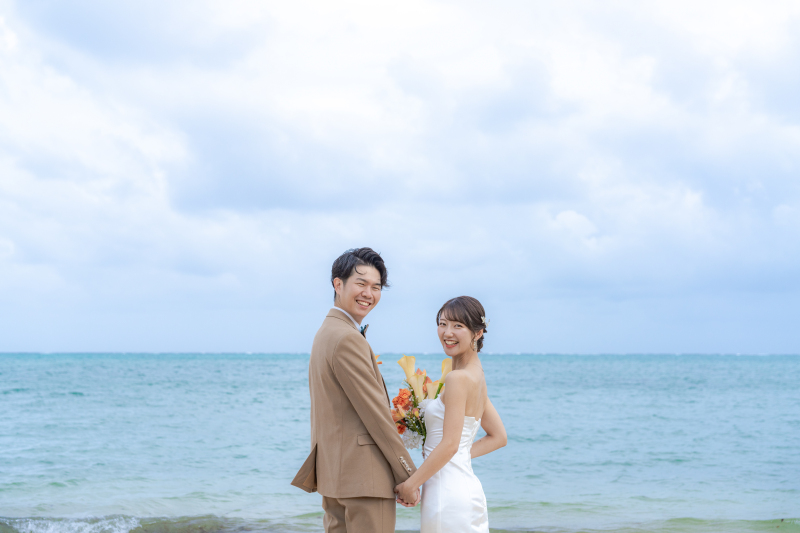 振り返りショットは自然な笑顔を残せます