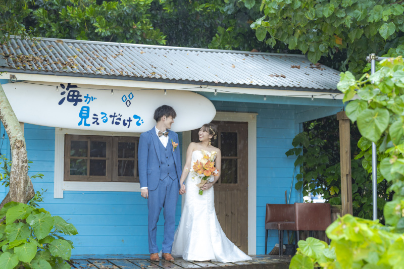 雨宿りショット