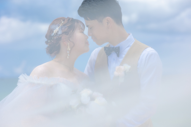 ウエディングベールも撮影アイテムに