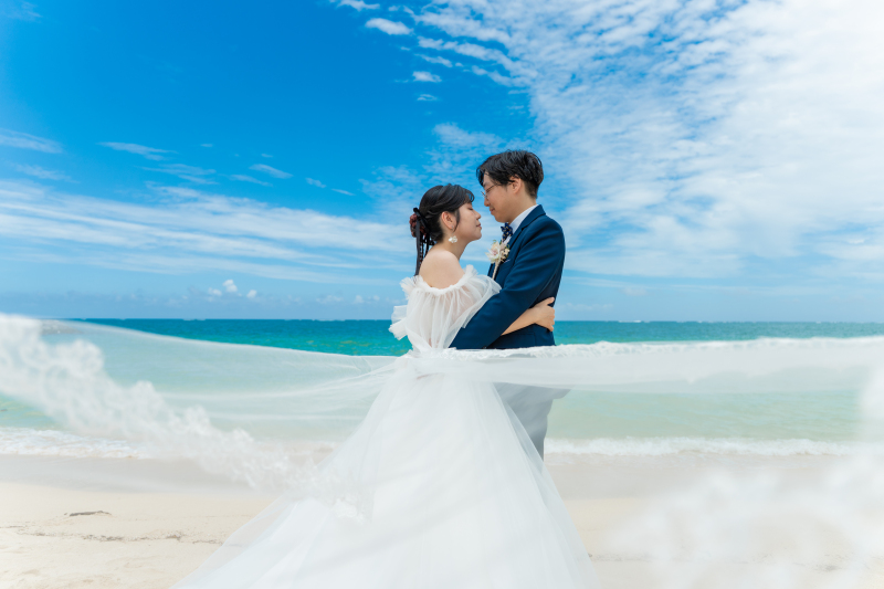 衣裳を使って神秘的なお写真を