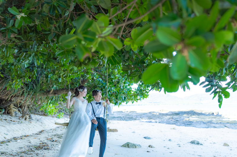 ビーチは海だけでなくお洒落なスポットも♪