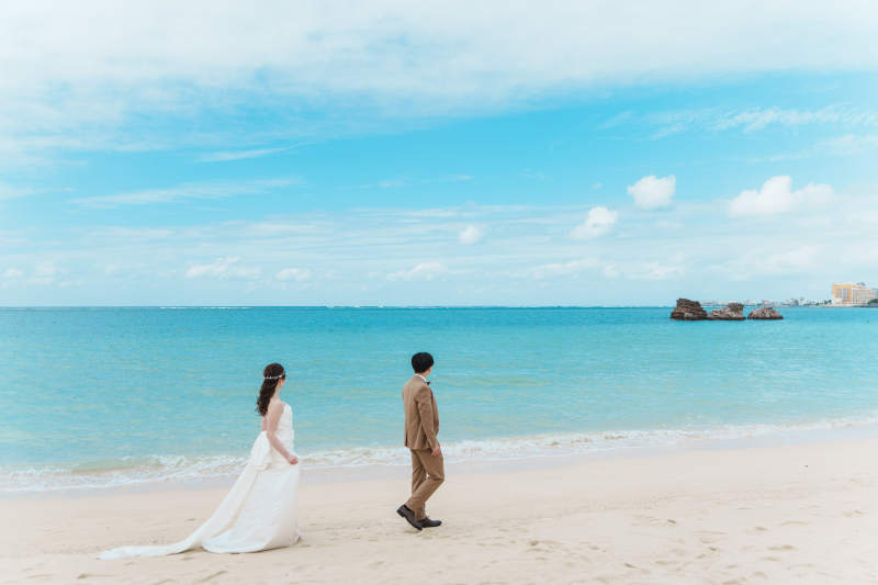 世界有数の美しい海にてビーチ撮影