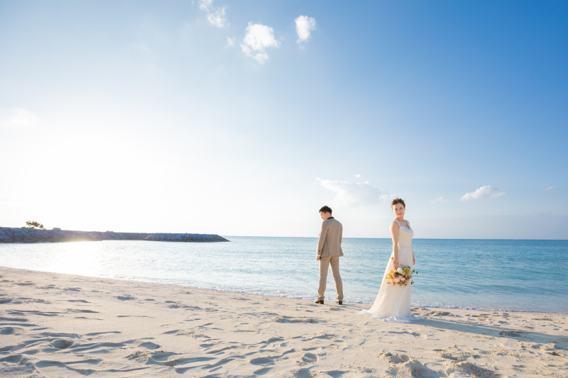 Sunny Snap OKINAWA_海で撮影できる