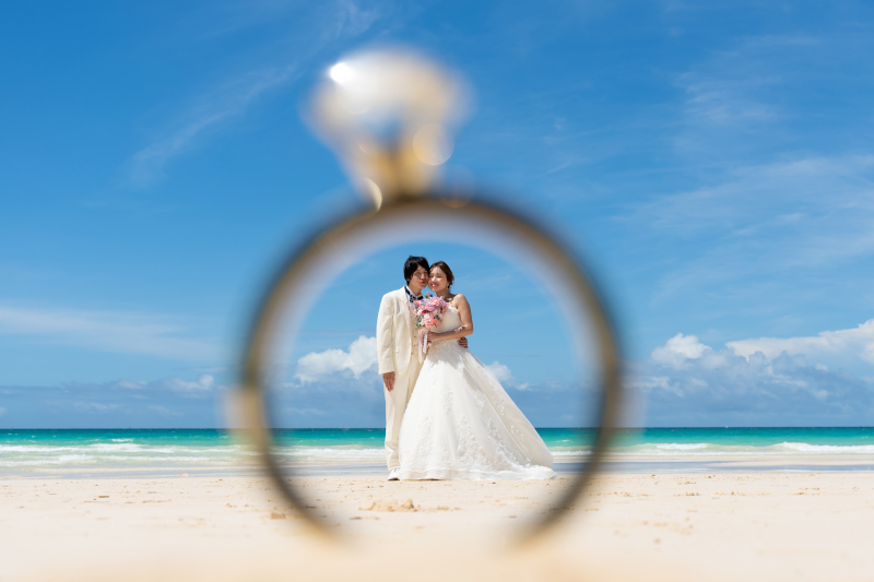 Sunny Snap OKINAWA_海で撮影できる