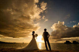 西海岸のサンセットは必見