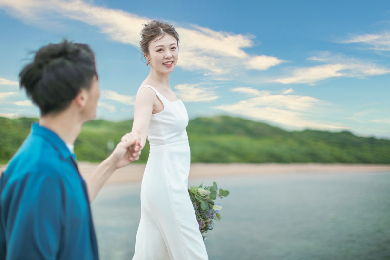 【宮古島】\美肌・痩身・小顔 のAI加工付き!/11月~1月も間に合う♪憧れのビーチフォト50カットを71,500円で♪