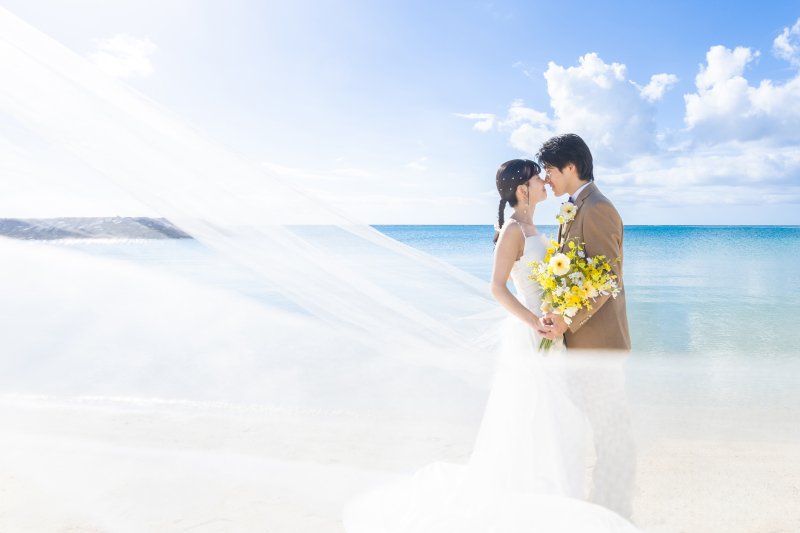 \Sunny Snap1周年特別プラン★12~2月迄撮影限定/【沖縄本島】衣裳・ヘアメイク付き3カット2万円台!ビーチ撮影プラン