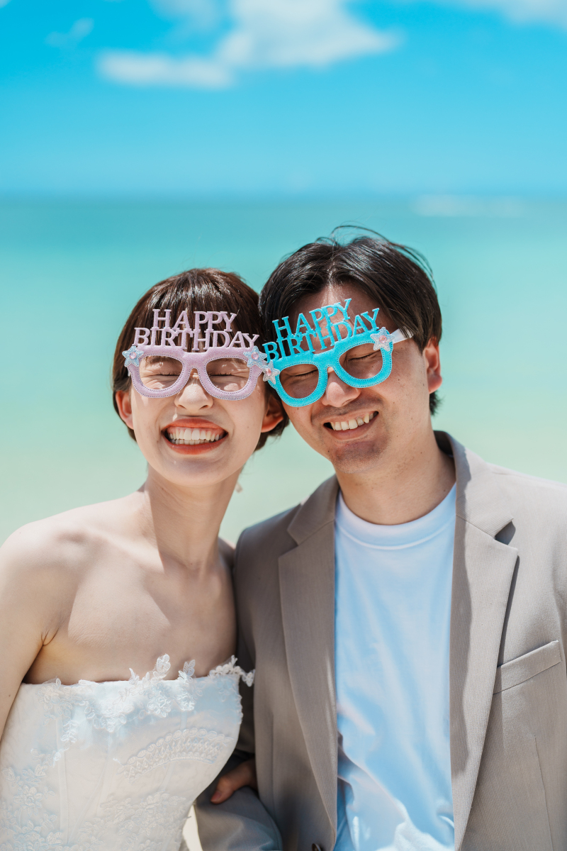 【沖縄本島】＼4～6月も間に合う！／憧れのビーチフォト50カットをコミコミ5.5万円で叶えられる♪衣装選び放題＆プロヘアメイク付