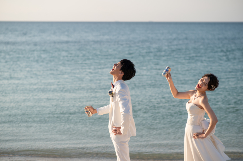 【沖縄本島・宮古島・石垣島どこでもOK】＼ビーチ&サンセット撮影♪／衣裳選び放題70カット93,500円★4～6月も間に合う！