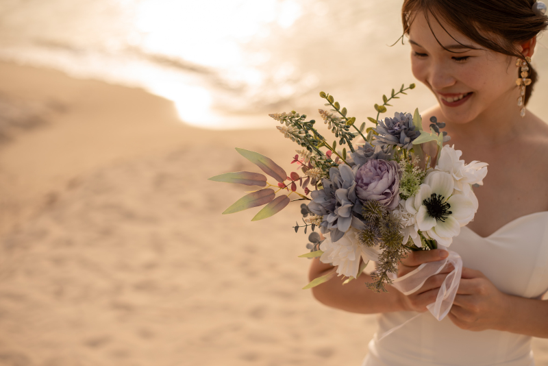 【沖縄本島・宮古島・石垣島どこでもOK】\憧れのビーチ&サンセット撮影♪/70カットを93,500円で★11月~1月も間に合う!