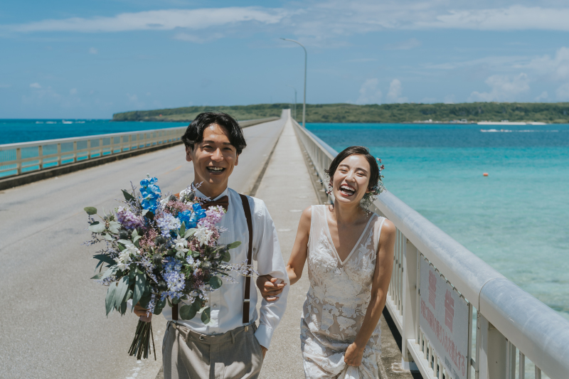 【宮古島】\ドローン付き★*/105カット13万円プラン♪フリーチョイスドレス&安心のヘアメイク付!11月~1月もまだ間に合う!