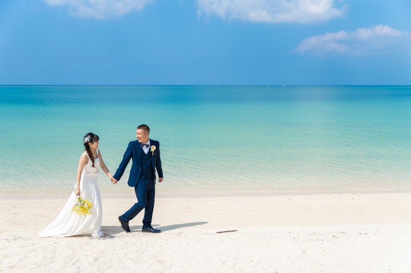 ＼SunnySnap1周年特別プラン★4月迄の撮影限定／【沖縄本島】衣裳・ヘアメイク付コミコミ3カット2万円台！ビーチ撮影プラン