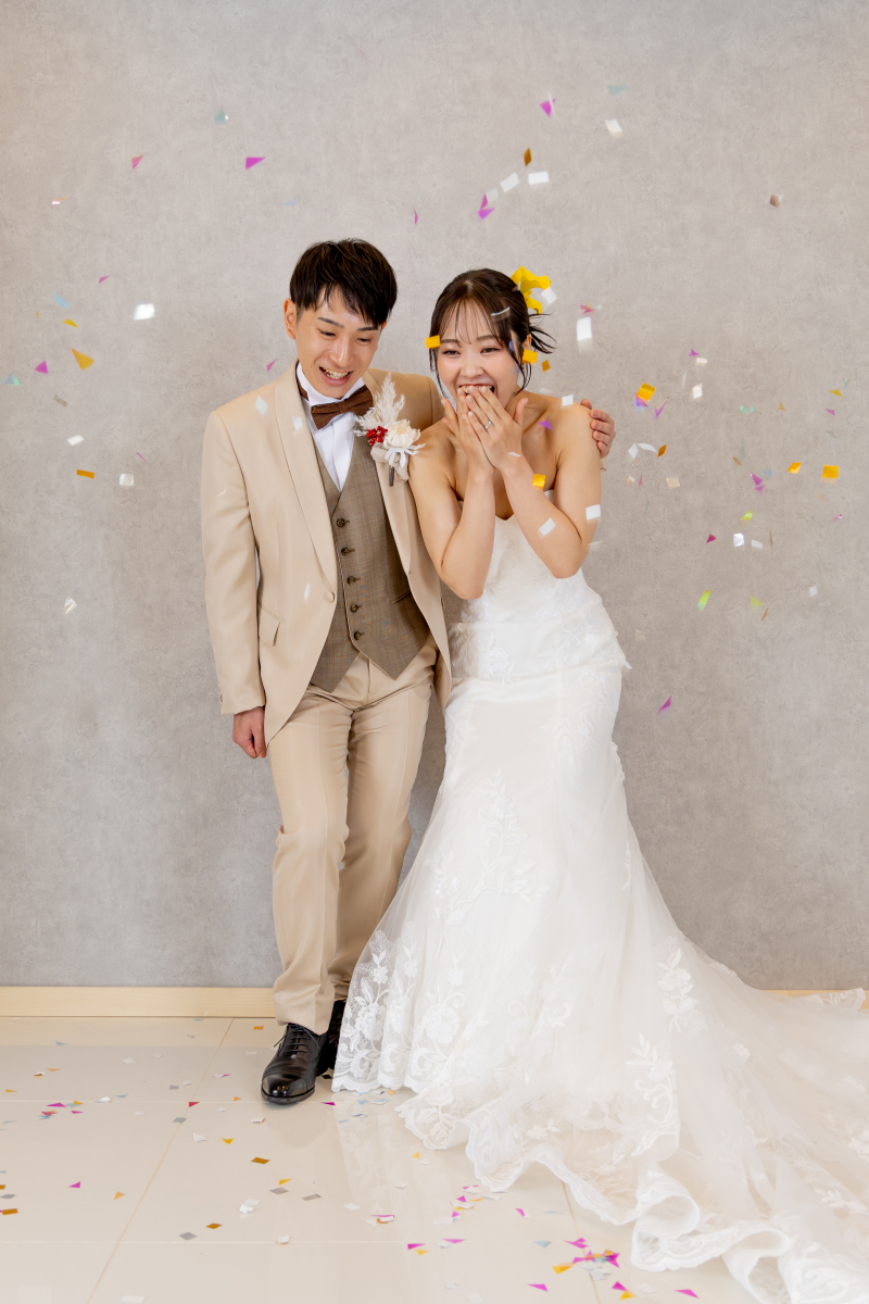 【フォト×パーティプラン】30秒で移動が出来るウェディング撮影&ビュッフェパーティ