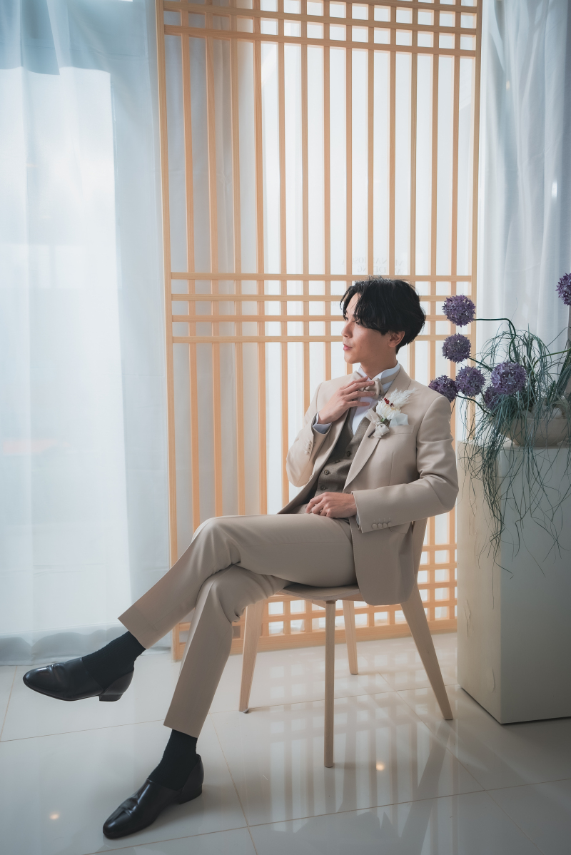 メンズ専用!ソロフォト◆洋装×スタジオ30分撮影◆衣装・全データ付き