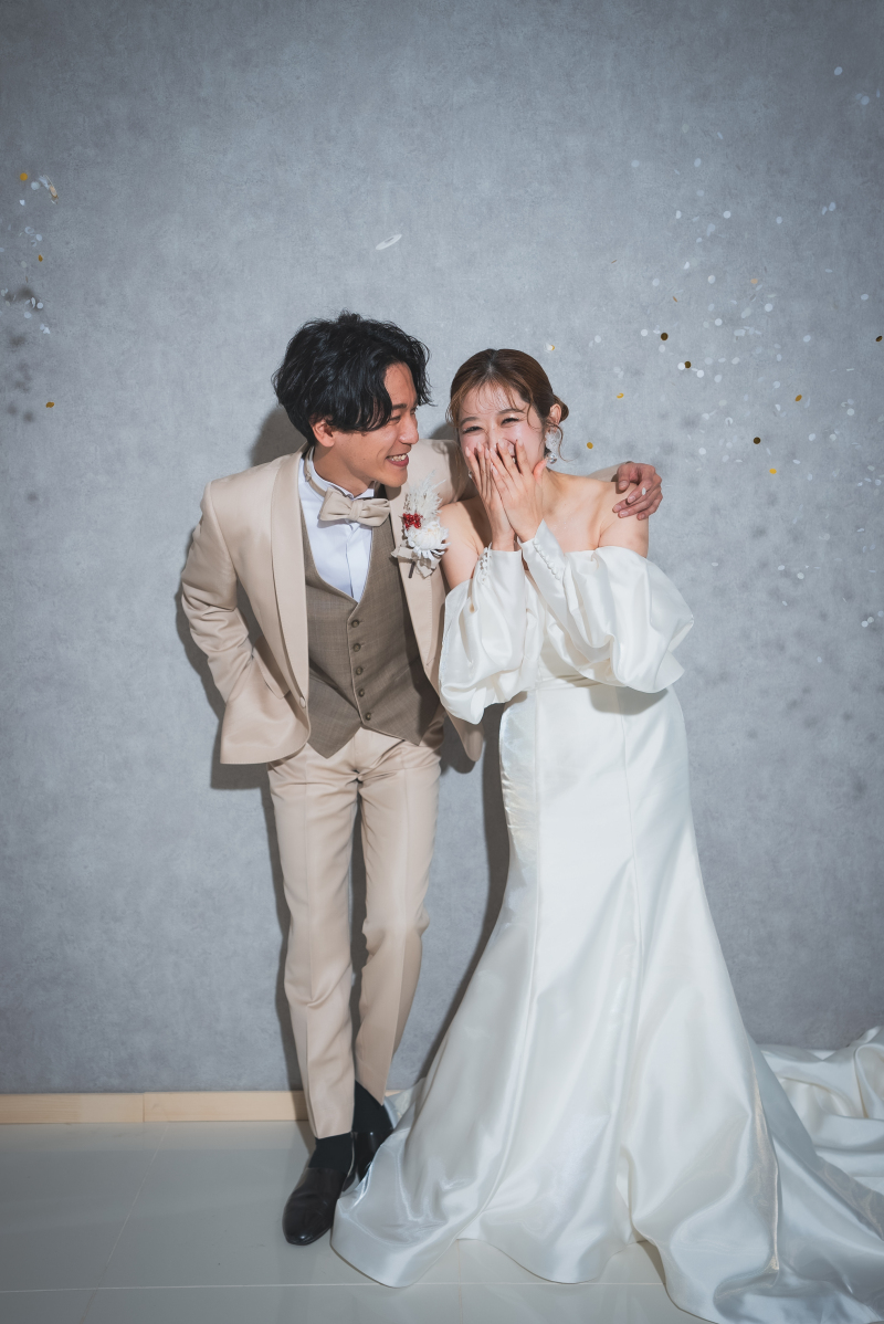 【平日限定】¥132,000▸¥99,000 洋装2着×スタジオ30分撮影◆衣装・ヘアメイク・ブーケ・全データ付き