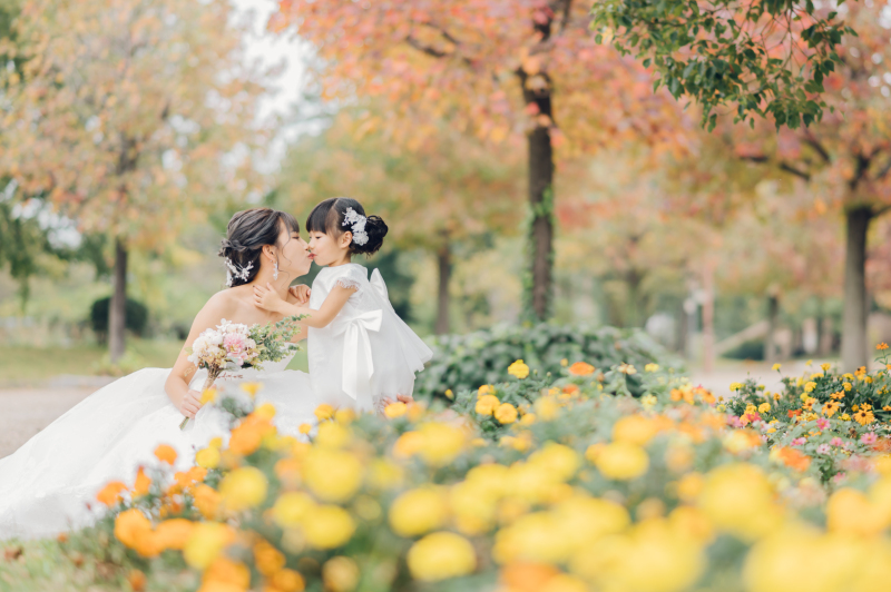 FAMILY PHOTO【平日】¥88,000▸¥66,000 洋装×スタジオ30分撮影◆衣装・ヘアメイク・ブーケ・全データ付き