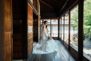 ～文化財と歴史を巡る～花嫁タクシーフォトウェディング◆衣装・ヘアメイク・ブーケ・全データ付き