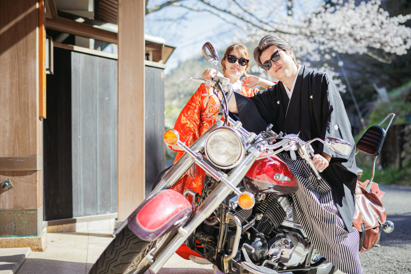 見どころ溢れる【桜泉会館】和装ロケーションフォト◇自然に囲まれた隠れ邸宅≪全データ付≫