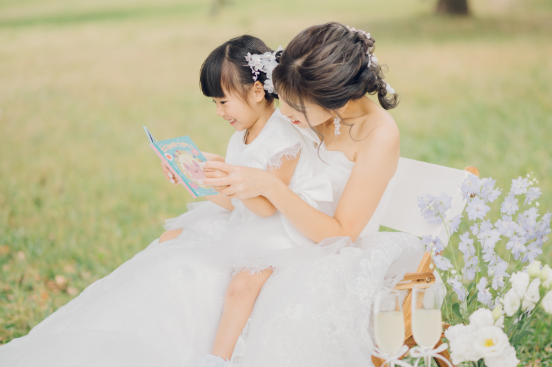 FAMILY PHOTO【平日】¥88,000▸¥66,000 洋装×スタジオ30分撮影◆衣装・ヘアメイク・ブーケ・全データ付き