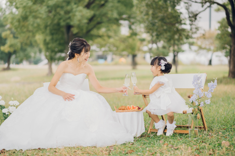 FAMILY PHOTO【平日】¥88,000▸¥66,000 洋装×スタジオ30分撮影◆衣装・ヘアメイク・ブーケ・全データ付き