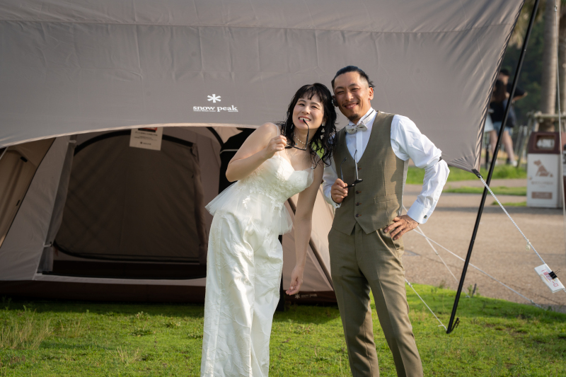 【りんくうタウン】ドレス&タキシード×ロケーション撮影60分◆衣装・ヘアメイク・ブーケ・全データ付き