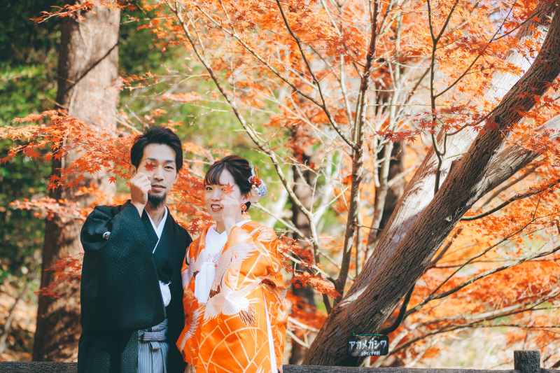 和装×ロケーション撮影60分◆えらべる白無垢/色打掛/引き振袖・ヘアメイク・ブーケ・全データ付き