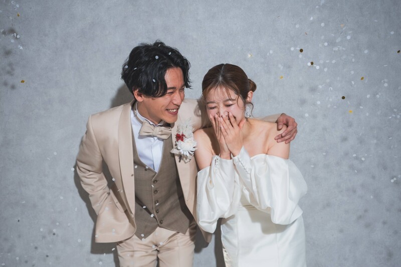 【土日祝限定】¥110,000▸¥88,000 洋装×スタジオ30分撮影◆衣装・ヘアメイク・ブーケ・全データ付き