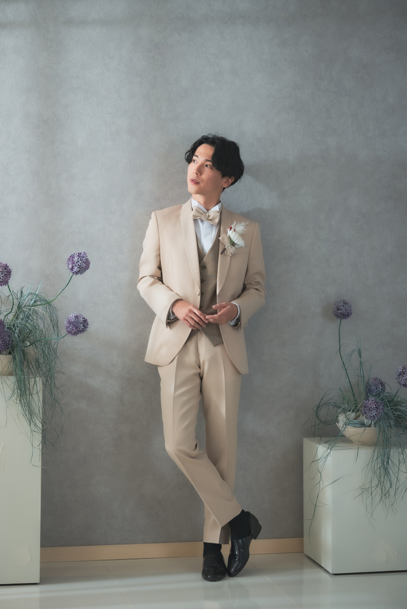 メンズ専用!ソロフォト◆洋装×スタジオ30分撮影◆衣装・全データ付き