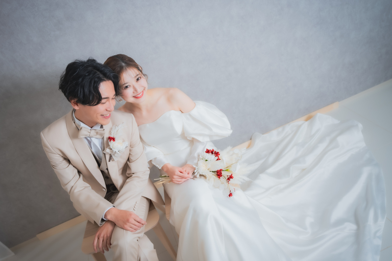 【平日限定】¥198,000▸¥165,000 和装&洋装×スタジオ30分撮影◆衣装・ヘアメイク・ブーケ・全データ付き