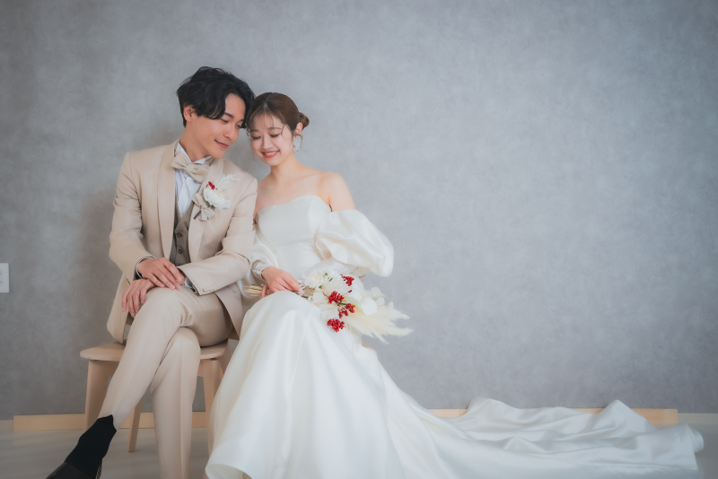 【平日限定】¥198,000▸¥165,000 和装&洋装×スタジオ30分撮影◆衣装・ヘアメイク・ブーケ・全データ付き