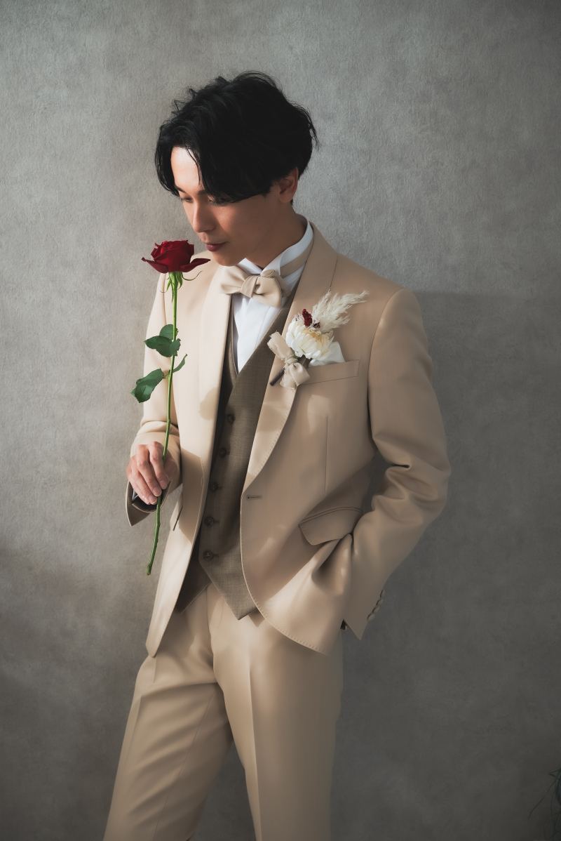 メンズ専用!ソロフォト◆洋装×スタジオ30分撮影◆衣装・全データ付き