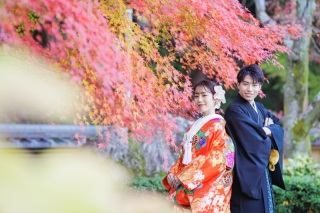 見どころ溢れる【桜泉会館】和装ロケーションフォト◇自然に囲まれた隠れ邸宅≪全データ付≫