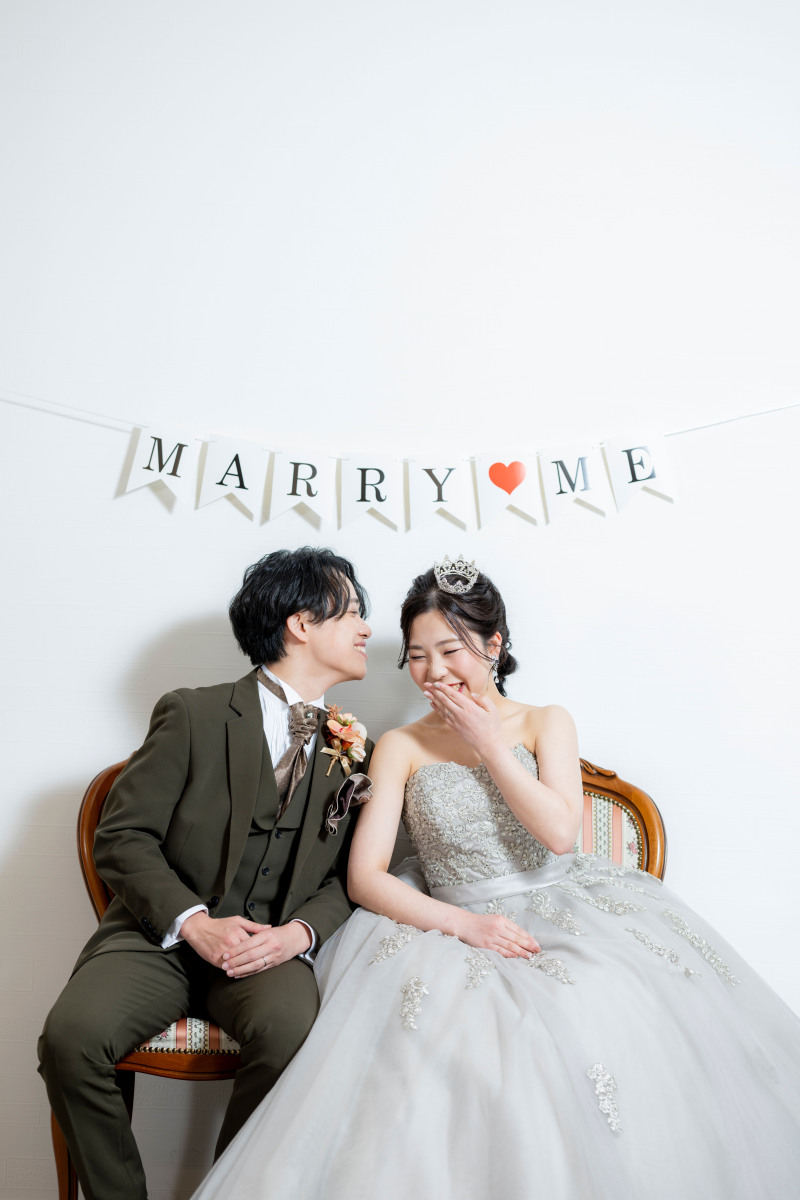 ガーランドを使ってメッセージカット