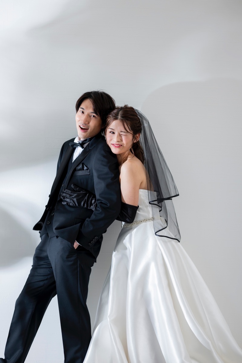 ブラックベールとブラックグローブで♡