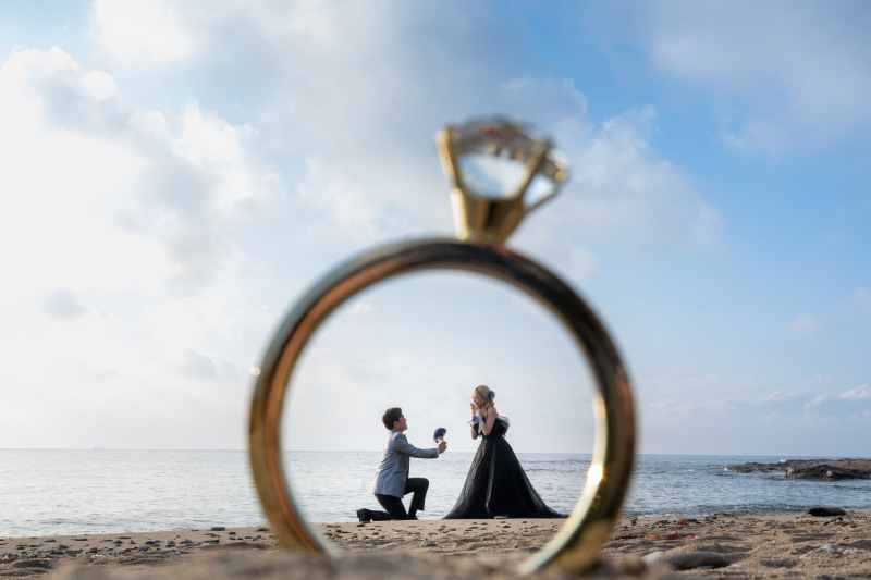 リングフレームの中で