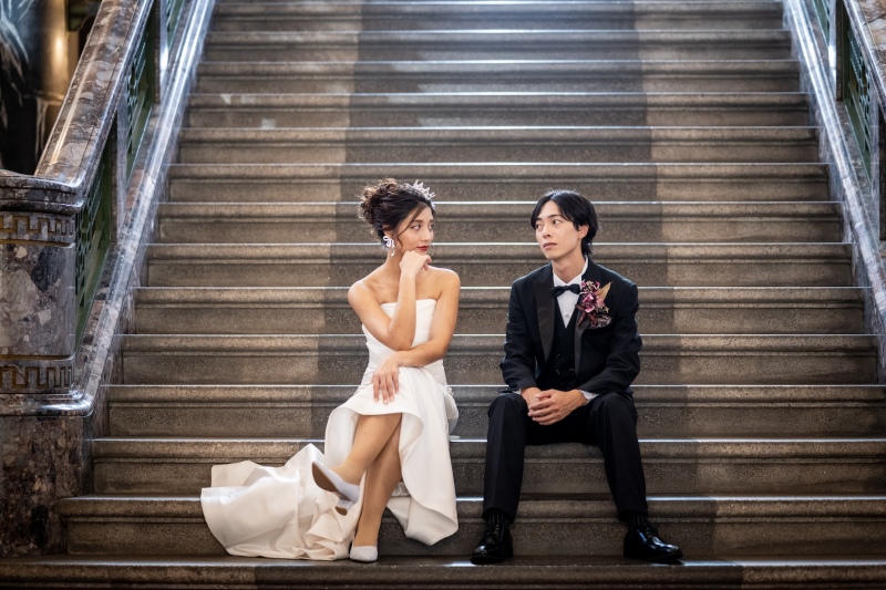 【市政資料館】大理石の大階段