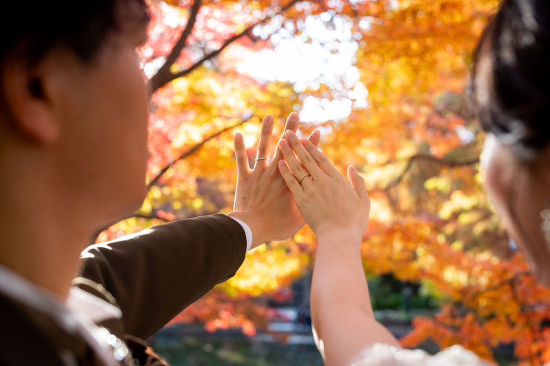 指輪のお手元カット
