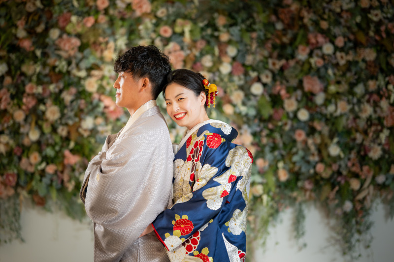 新婦様バックハグ♪