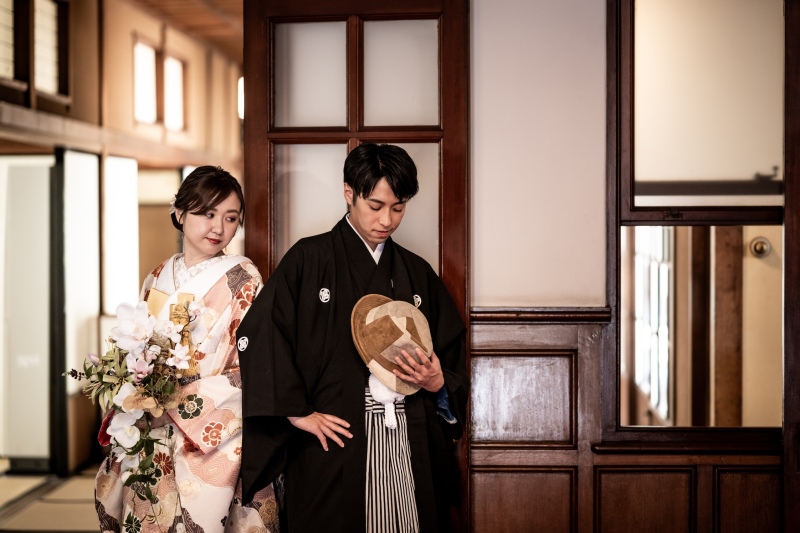 浪漫感じる洋館は和装にもピッタリ♡