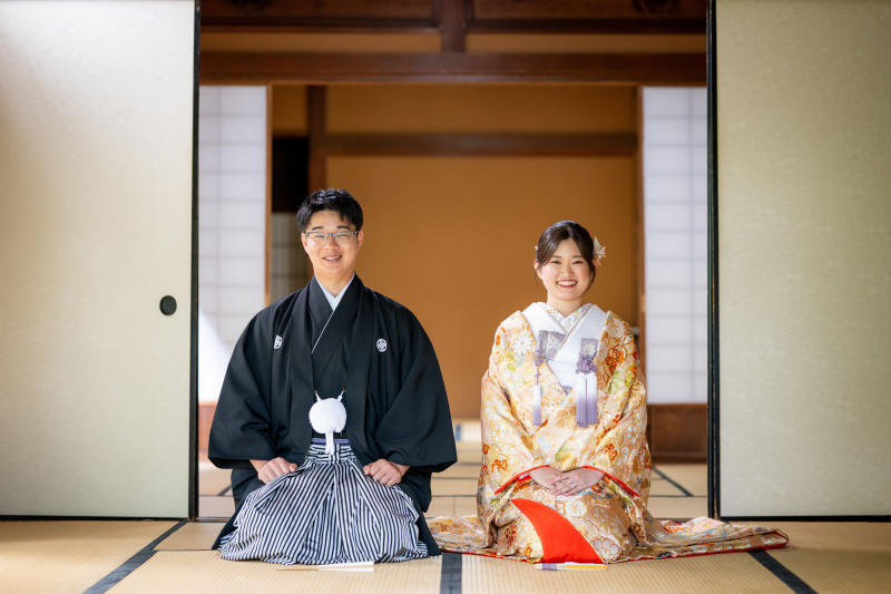 室内に戻り定番のお正座カット